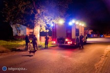 Stra�acy walczyli z&nbsp;po�arem dachu